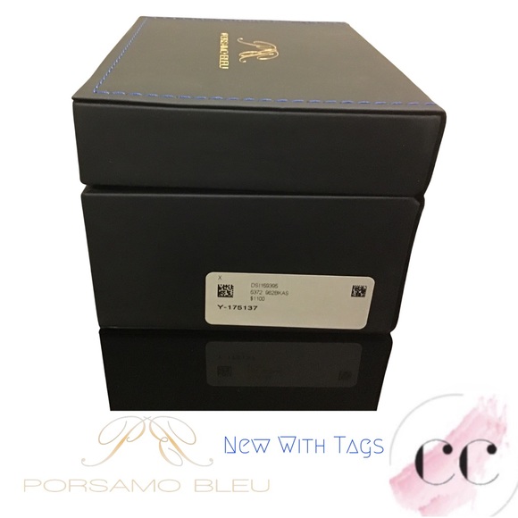 NWT Porsamo Bleu Karla Quartz Blue Dial Ladies Watch - Picture 8 of 12